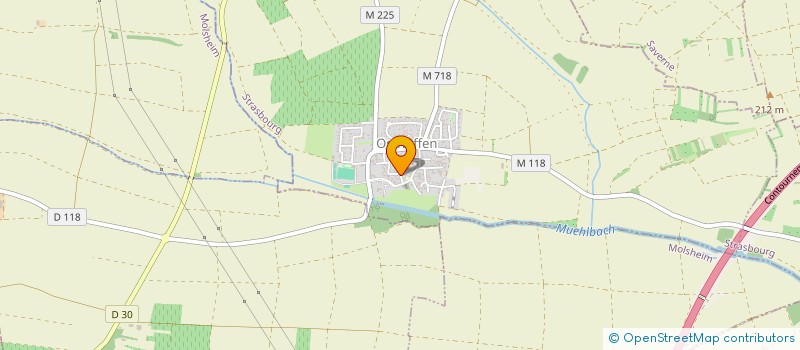 localisation de l'entreprise SENA  OSTHOFFEN