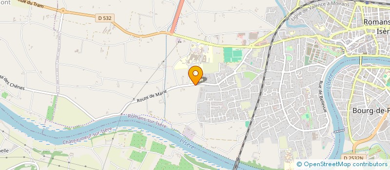 localisation de l'entreprise SENA  ROMANS-SUR-ISERE