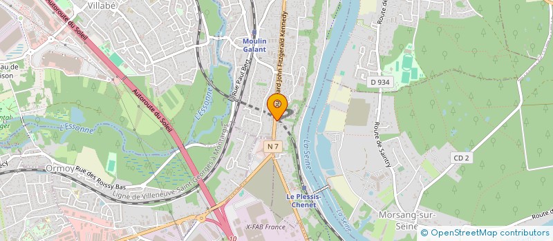 localisation de l'entreprise SENA-AUTO CORBEIL à CORBEIL-ESSONNES