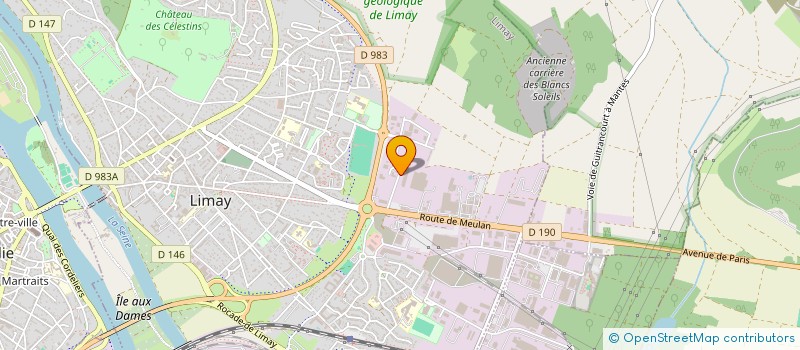 localisation de l'entreprise SENA BAT  LIMAY