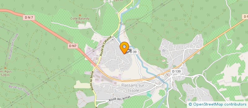 localisation de l'entreprise SENA BATIMENTS  FLASSANS-SUR-ISSOLE