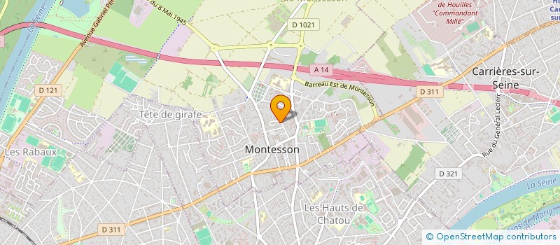 localisation de l'entreprise SENA CAR à MONTESSON