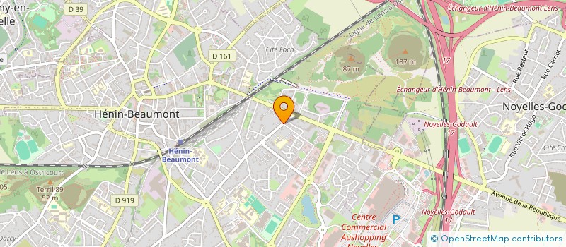 localisation de l'entreprise SENA INVESTISSEMENTS  HENIN-BEAUMONT