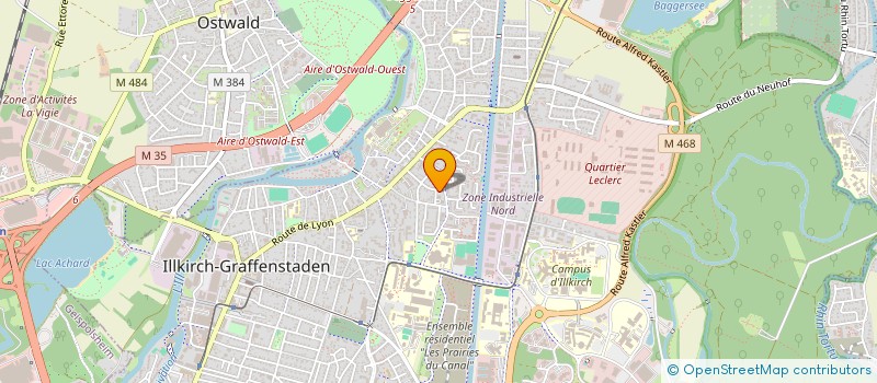 localisation de l'entreprise SENA LINA  ILLKIRCH-GRAFFENSTADEN