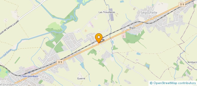 localisation de l'entreprise SENAC SA à L'ISLE-JOURDAIN