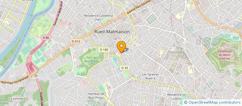 localisation de l'entreprise SENAGRA à RUEIL-MALMAISON
