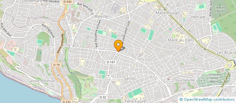 localisation de l'entreprise SENAND AUTOMOBILES à LE HAVRE