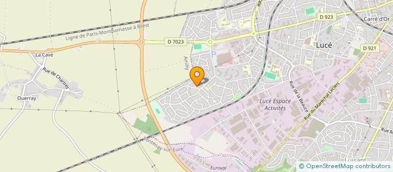localisation de l'entreprise SENAPPS à LUCE