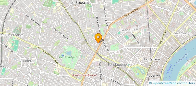 localisation de l'entreprise SENARA SOLUTIONS  LE BOUSCAT