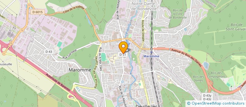 localisation de l'entreprise SENARD-FONDERIE-MECANIQUE à MAROMME