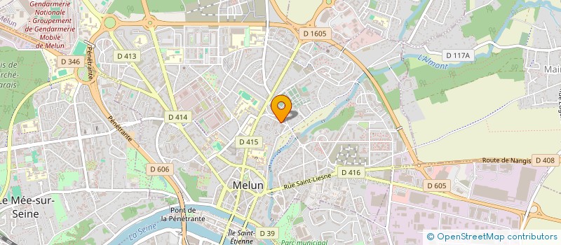 localisation de l'entreprise SENART à MELUN