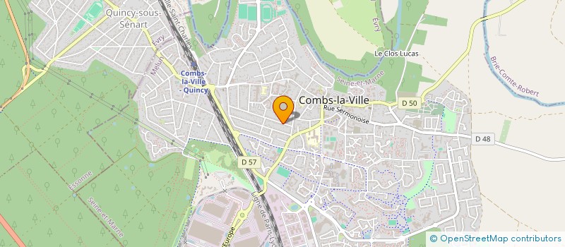 localisation de l'entreprise SENART BADMINTON à COMBS-LA-VILLE
