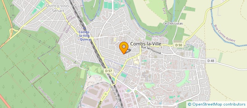 localisation de l'entreprise SENART CROSSMINTON à COMBS-LA-VILLE
