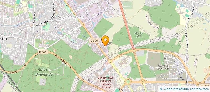 localisation de l'entreprise SENART-PLANS à VERT-SAINT-DENIS
