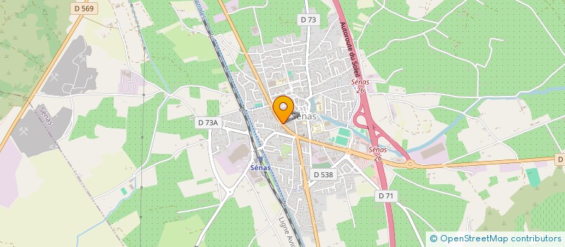 localisation de l'entreprise SENAS BIOLOGIE  SENAS