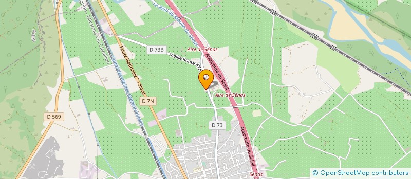 localisation de l'entreprise SENAS ENVIRONNEMENT RECYCLAGE  SENAS