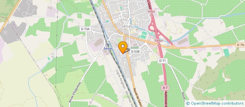 localisation de l'entreprise SENAS ISOLATION à SENAS