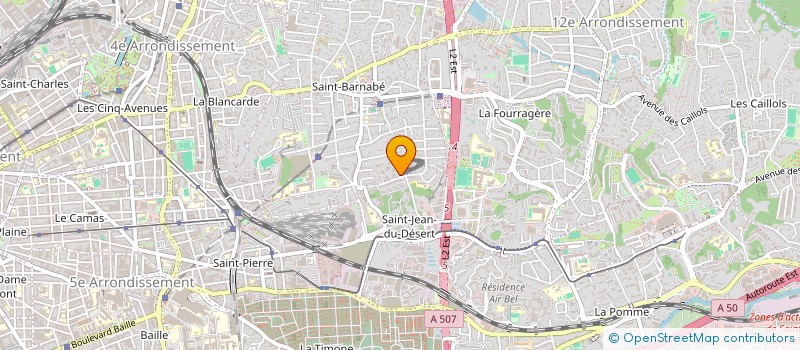 localisation de l'entreprise SENASA IMMO à MARSEILLE