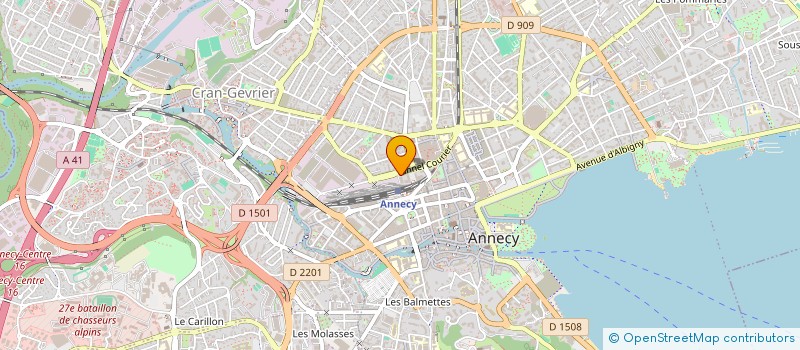 localisation de l'entreprise SENASNI AHMED à ANNECY