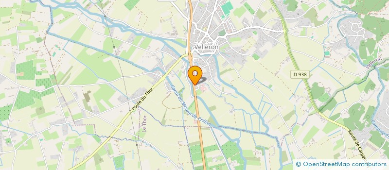 localisation de l'entreprise SENATHIL  VELLERON