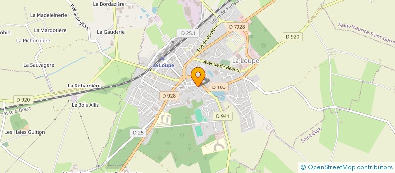 localisation de l'entreprise SENATHY à LA LOUPE