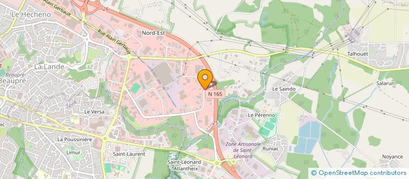 localisation de l'entreprise SENATRANS à VANNES