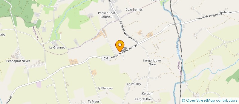 localisation de l'entreprise SENBA - SOCIETE D'EXPERTISE ET DE NEGOCE DE BIJOUX ANCIENS  PLOGONNEC