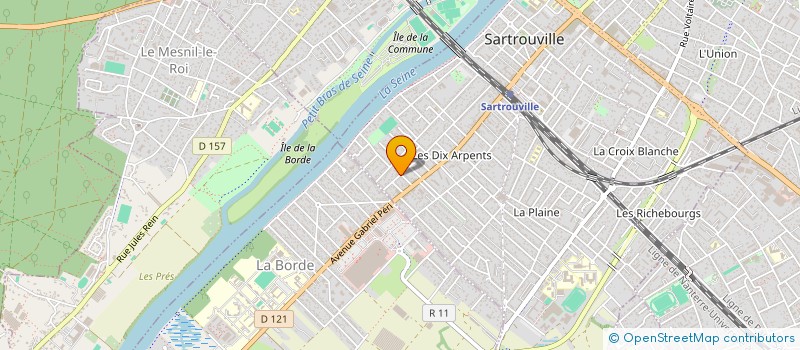 localisation de l'entreprise SENCE MEDIA  SARTROUVILLE