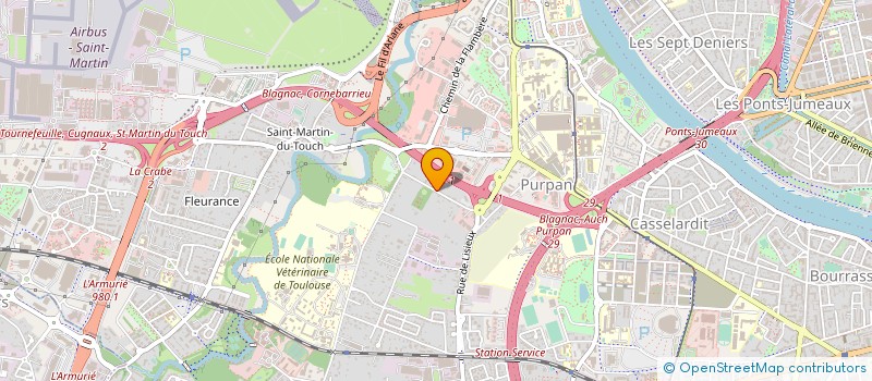 localisation de l'entreprise SENCIA à TOULOUSE