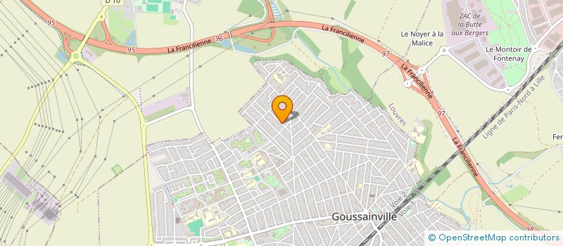 localisation de l'entreprise SENCOVER à GOUSSAINVILLE