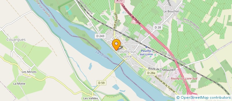 localisation de l'entreprise SENCYB à POUILLY-SUR-LOIRE