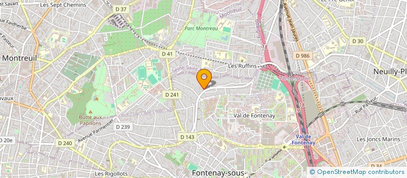 localisation de l'entreprise SEND FOOD à FONTENAY-SOUS-BOIS