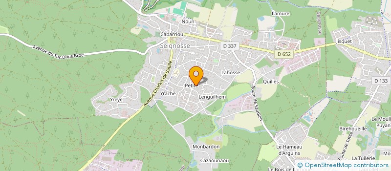 localisation de l'entreprise SEND IT  SEIGNOSSE