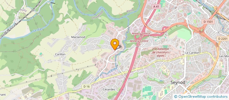 localisation de l'entreprise SENDERBOOST  CHAVANOD