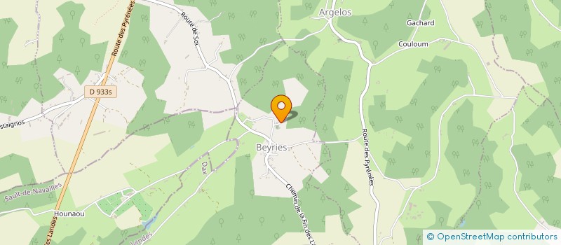 localisation de l'entreprise SENDETS  BEYRIES