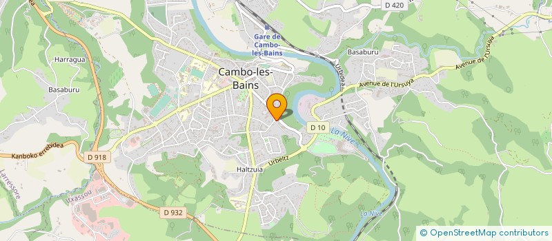 localisation de l'entreprise SENDIAN à CAMBO-LES-BAINS