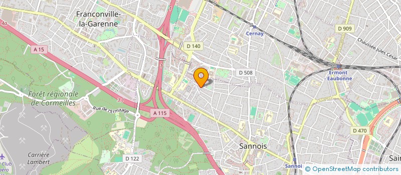 localisation de l'entreprise SENDIMMO  SANNOIS