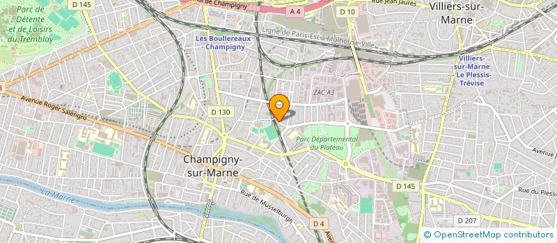 localisation de l'entreprise SENDREA ASSISTANCE MAINTENANCE à CHAMPIGNY-SUR-MARNE