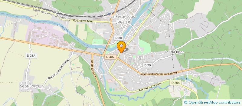 localisation de l'entreprise SENDRON / MAAS-SENDRON à LA FERTE-SOUS-JOUARRE