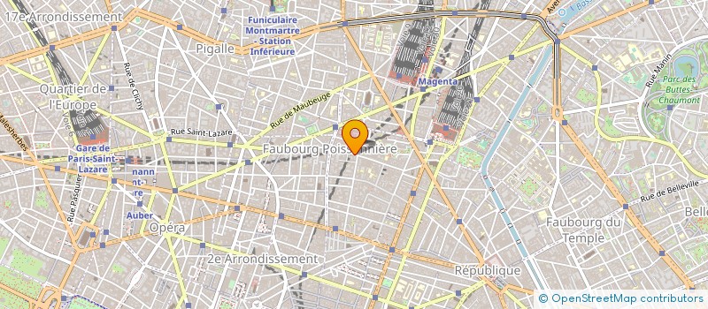 localisation de l'entreprise SENDSUDSOU PRODUCTION  PARIS