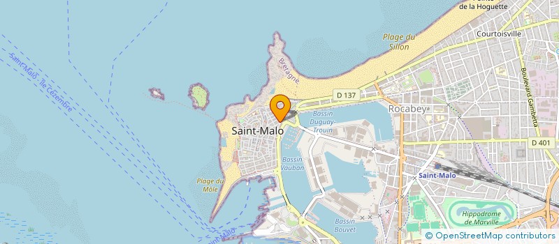 localisation de l'entreprise SENE-BREIZH à SAINT-MALO