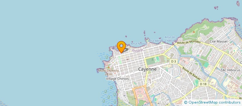 localisation de l'entreprise SENE GUYANE COUTURE FLOW  CAYENNE