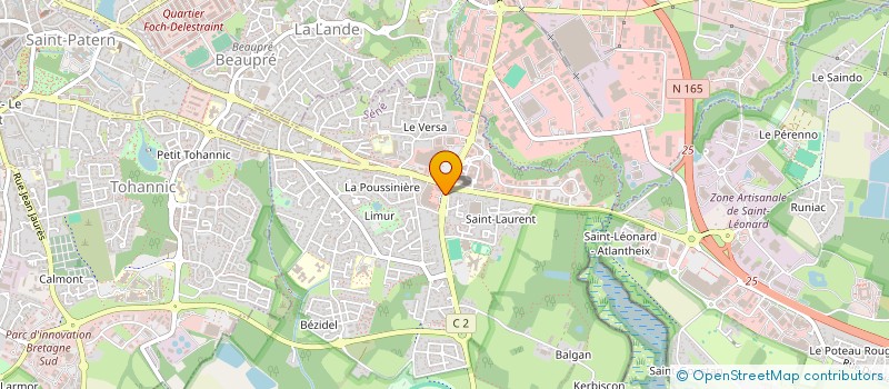 localisation de l'entreprise SENE SPORT  RENNES