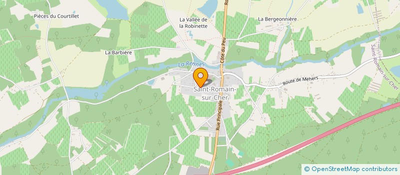 localisation de l'entreprise SENEA  SAINT-ROMAIN-SUR-CHER