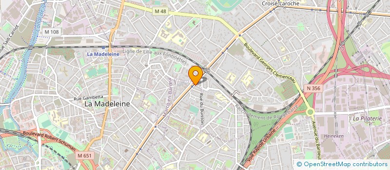 localisation de l'entreprise SENECAM SA à LILLE