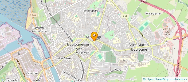 localisation de l'entreprise SENECHAL à BOULOGNE-SUR-MER