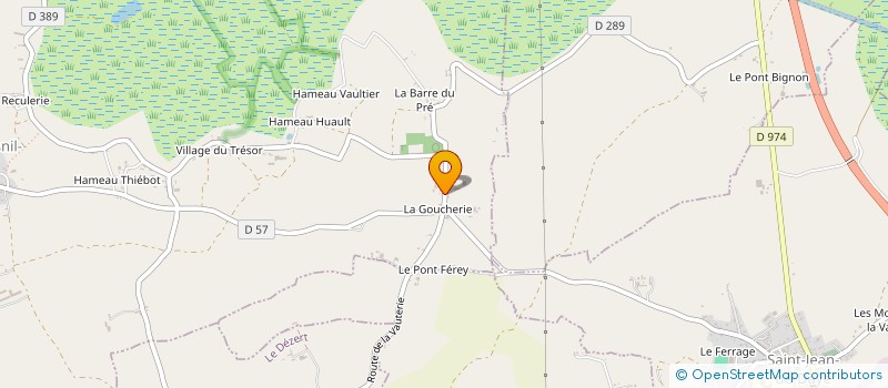 localisation de l'entreprise SENECHAL COUVERTURE CHARPENTE SARL  GRAIGNES-MESNIL-ANGOT