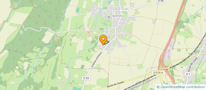 localisation de l'entreprise SENECHAL ERIC  AZEREIX