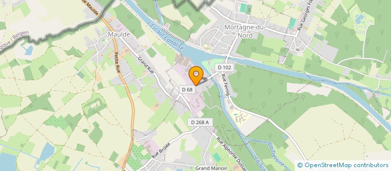 localisation de l'entreprise SENECHAL ET FILS à MORTAGNE-DU-NORD