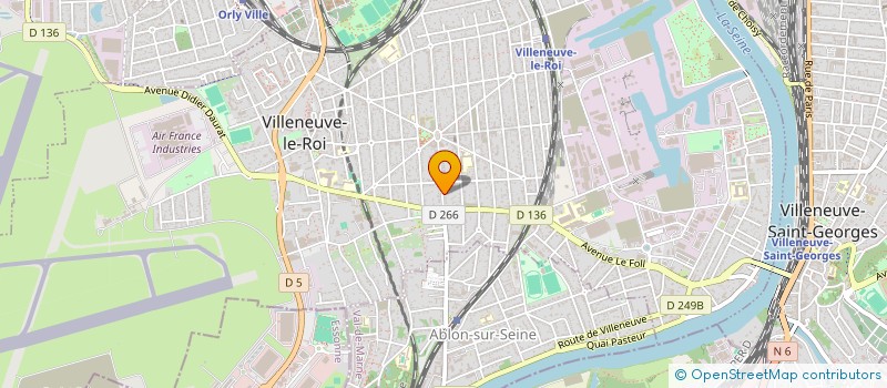 localisation de l'entreprise SENED  VILLENEUVE-LE-ROI